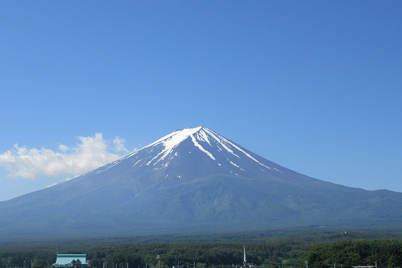 Fujisan seen from the rooftop